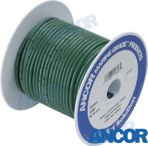 CABLE MARINO 18 AWG (0,8MM²) VERDE 152 M