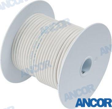 CABLE MARINO 18 AWG (0,8mm²) Blanco - 30