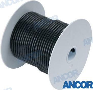 CABLE MARINO 16 AWG (1mm²) Negro - 30 m