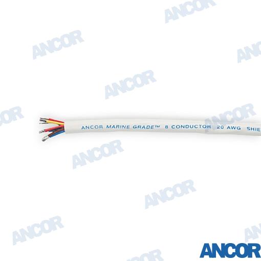 CABLE SEÑAL REDONDO 20/8AWG(8X0,5MM2)75m